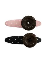 ドットボタンヘアピン [2pcs set]