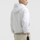 2-way Crop Fit System Hooded Zip-up White Melange