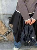 26SS★ [BAONHAUS] Crea Flower Layered Hoodie