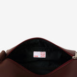 Chunky Buckle Air Bag Eye-Burgundy