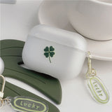 Four leaf clover Airpods case + charm