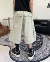 Elder Washed Cargo Bermuda Pants