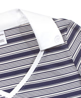 SHIRT LAYERED STRIPE TOP_Navy