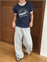 [4SEASON]サイドストラップタックスウェットパンツ(5color)
