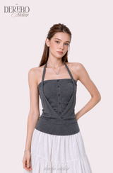 Mild Halter Strap Tube Top