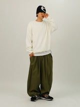 DPストリング リブド スウェットシャツ