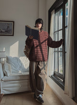 Dusty Corduroy Washed Balloon Pants