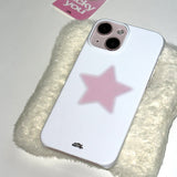 [made] bebe star pink phone case (hard)
