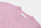 Glass Soft Worm Alpaca Over Round Knit
