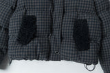 Monet Check Fur Short Puffer 233617807