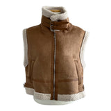 Ever Dumble High-Neck Two-Buckle Mustang Vest