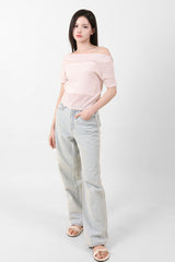 シースルーリボントップス Pink