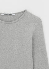 [B-BASIC] ソフトフリースラウンドネック長袖Tシャツ (2SIZE)