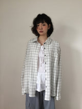 Muslin check summer shirt (2color)