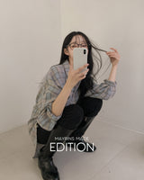【MADE】チェックロングシャツ