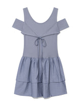 CANCAN PUMPKIN RIBBON DRESS(BLUE)