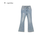 Bev Flip Pocket Bootcut Washing Denim Pants