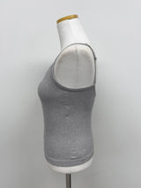 Lace Ribbed Bra Top Sleeveless