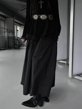 gather balloon long skirt (3color)