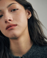 [925 silver] Deux.silver.201 / ミニコートピアス (シルバー)