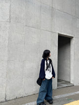 Aoi Semi Balloon Denim Wide Pants