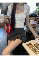 ファーシーズンズAラインミニパンツスカート