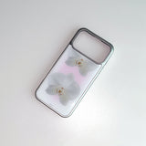[MADE] オーキッドフォンケース (epoxy silver bumper)
