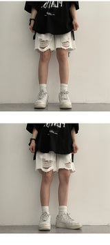 Bei Damage Half-Length Pants