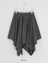 26SS★ [BAONHAUS] Broa Unbalanced Layered Midi Skirt