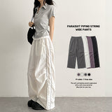 [Two-Way Pants✨] Side-Line Pants, Wide Crinkle Pants (4 colors)