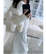 モーション2wayジッパーキルトニットパンディング (3 Colors)