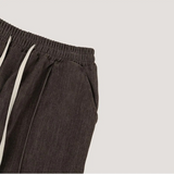 [SET UP가능] Velvet wide training pants(2color)