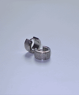サージカルスチールシャイニングパールリングピアス