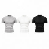LMN Side Button Muscle Fit Short-Sleeve Knit (3 colors)