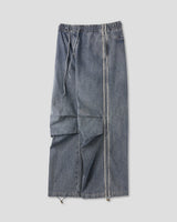 DRASLOW TRACK WIDE DENIM PANTS