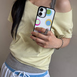 mini dots glass case