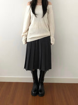 ネフオフショルダーニットウェア (3color)