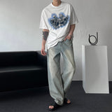 DV denim finger T-shirt (2 colors)