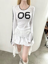 1474. ナンバー レース トラック T (3color)