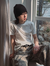 ロールスタンドカットクロップショートスリーブTシャツ