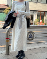 Ploa lace long dress