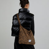 LEOPARD CORDUROY ECO CROSS BAG