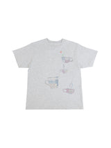 ティーカップクロシェットTシャツ/ メランジ