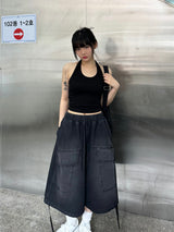 halter sleeveless t