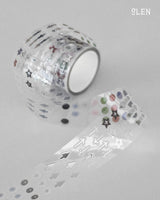 PET Silver Foil Mini Arrow Kiss Cut Tape