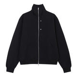 ASCLO Curve Incision Big Collar Zip Up (2color)