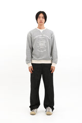ROUX BASE UNIFORM BASEBALL PATCH CREWNECK (GREY)