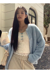 Lace Blue Ribbon Two Piece Long Sleeve Tee