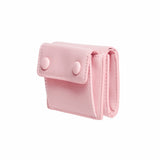 ドットポケット3レイヤーハーフウォレットコインマネーカードウォレット baby pink