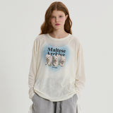 Maltese archive see-through knit